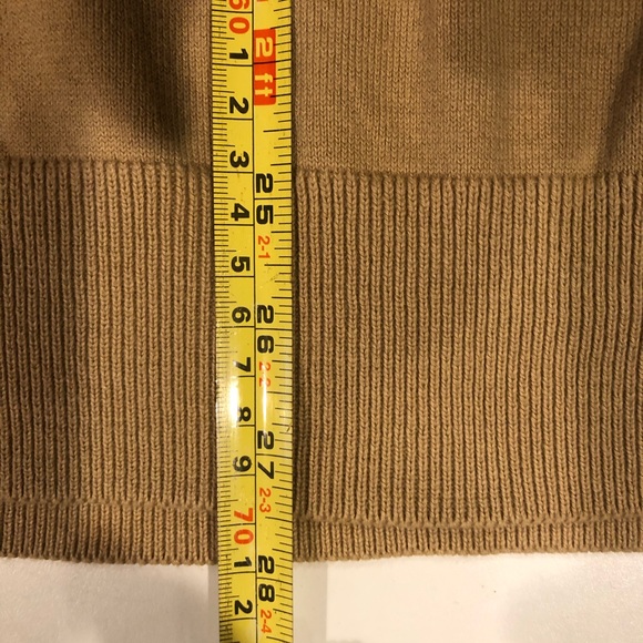 Men’s Tan Sweater Vest - Picture 6 of 7